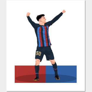 Pablo Gavi FC Barcelona Posters and Art